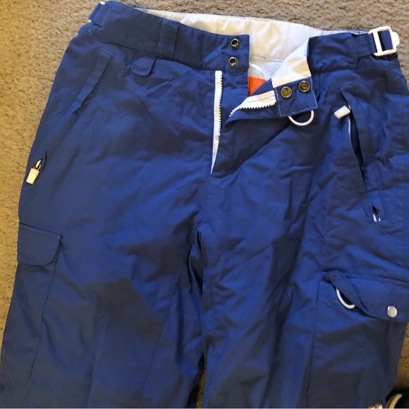 NWOT FourSquare Women’s Insulated Snow Pants Nylon Blue - Picture 7 of 7